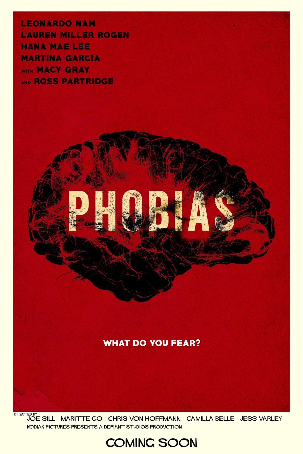 L'affiche du film Phobias