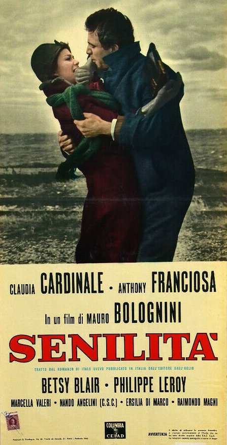 L'affiche originale du film Senilità en italien