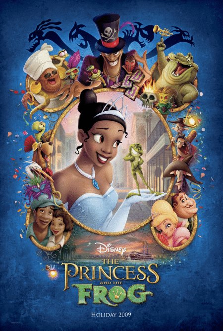 L'affiche du film The Princess and the Frog