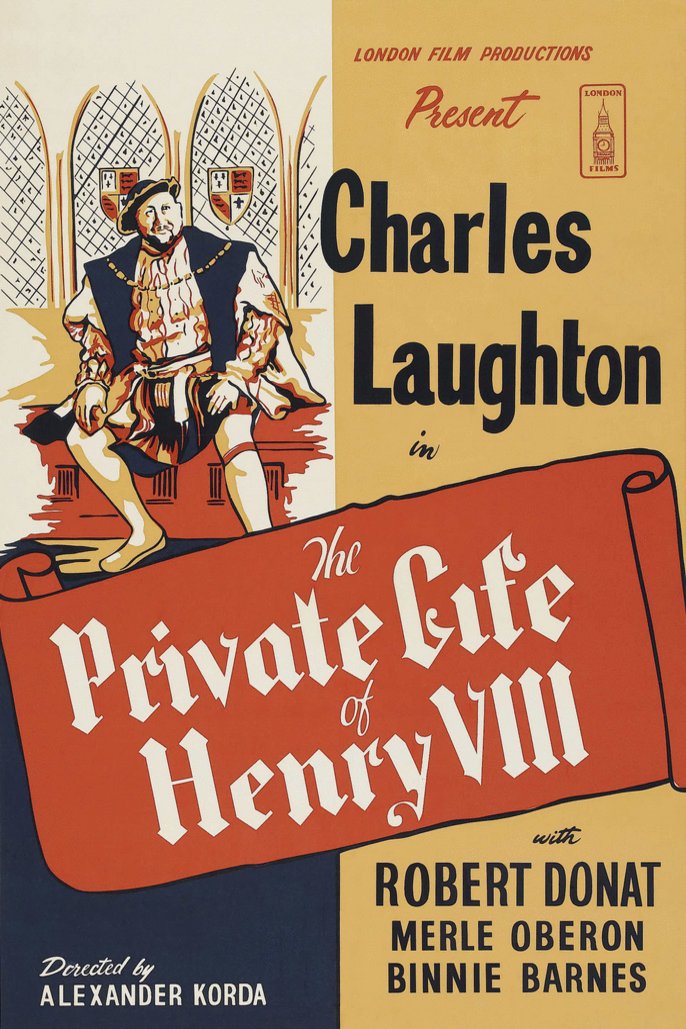 L'affiche du film The Private Life of Henry VIII.