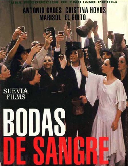 L'affiche originale du film Noces de sang en espagnol