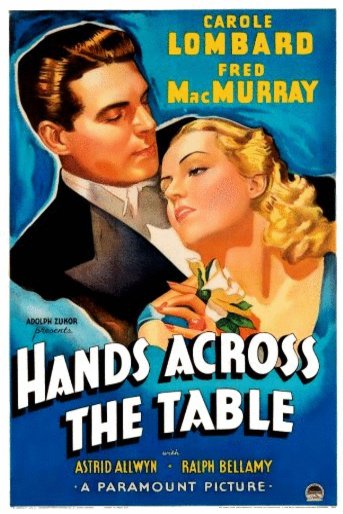 L'affiche du film Hands Across the Table