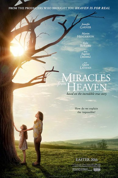 L'affiche du film Miracles from Heaven