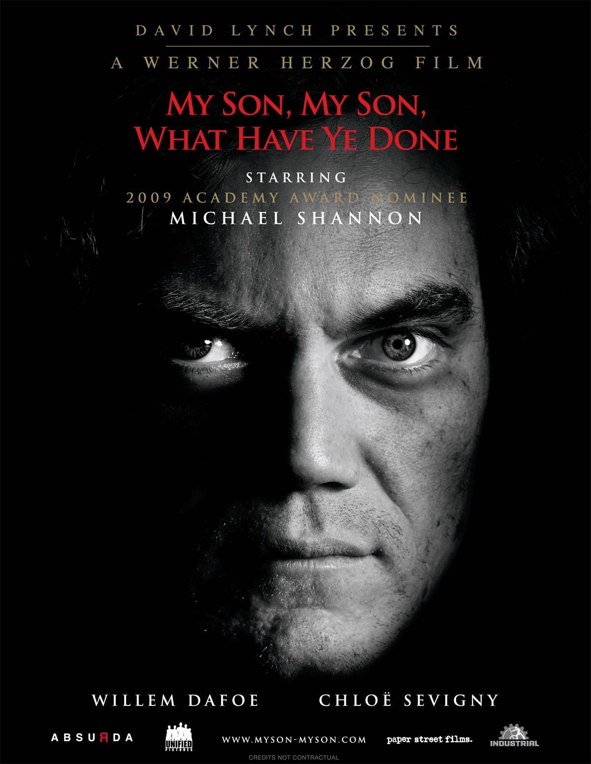 L'affiche du film My Son, My Son, What Have Ye Done