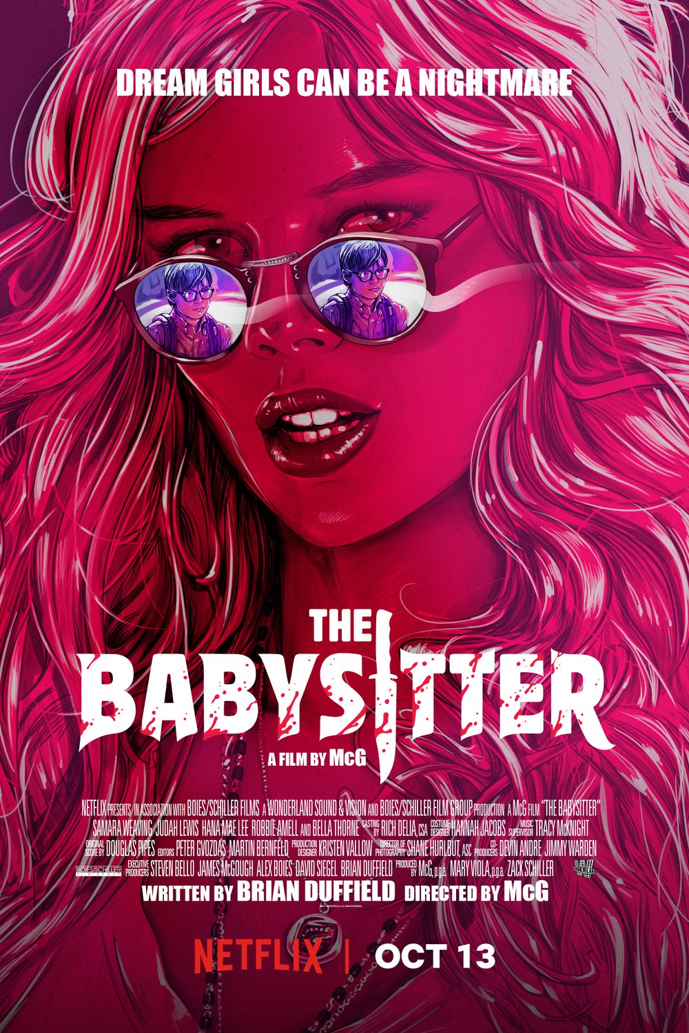 L'affiche du film The Babysitter