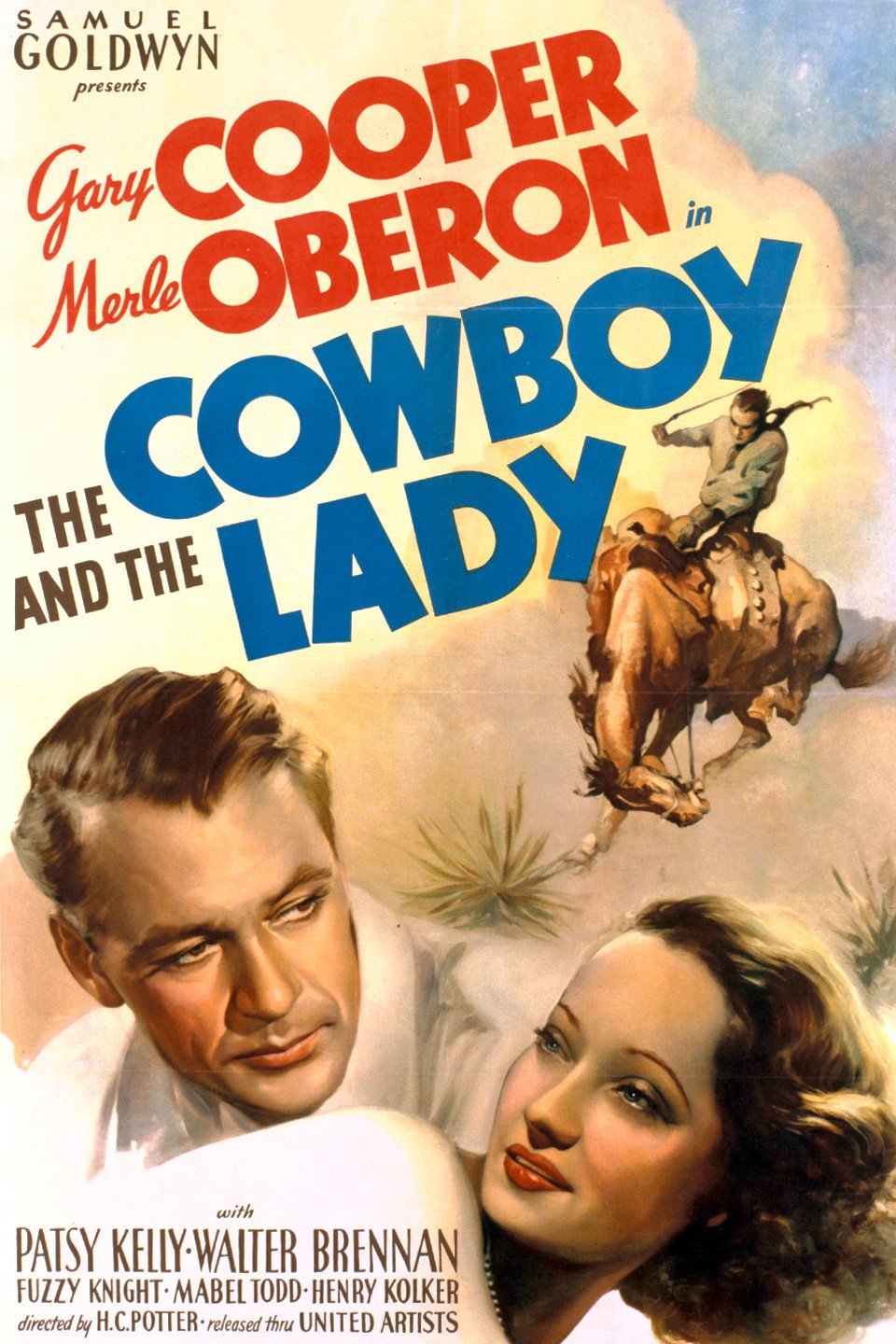 L'affiche du film The Cowboy and the Lady