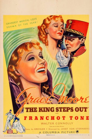 L'affiche du film The King Steps Out