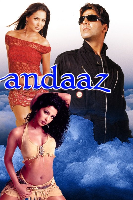 L'affiche originale du film Andaaz en Hindi