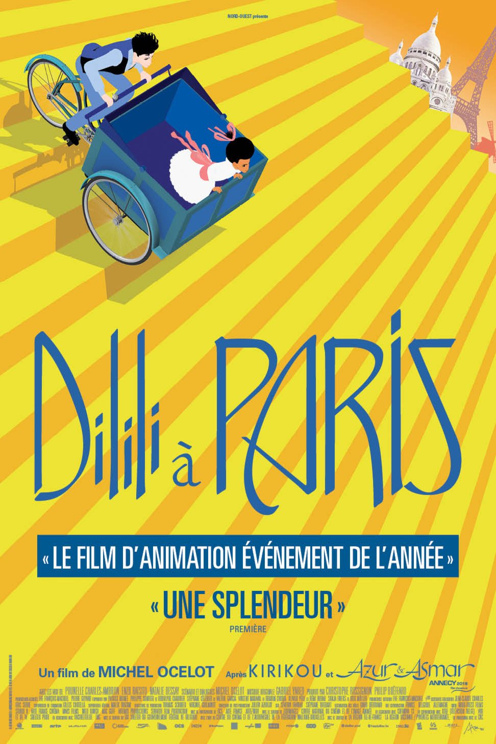 L'affiche du film Dilili in Paris