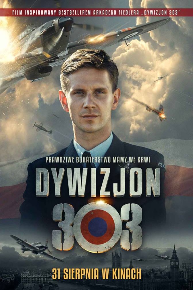 L'affiche originale du film Dywizjon 303 en polonais
