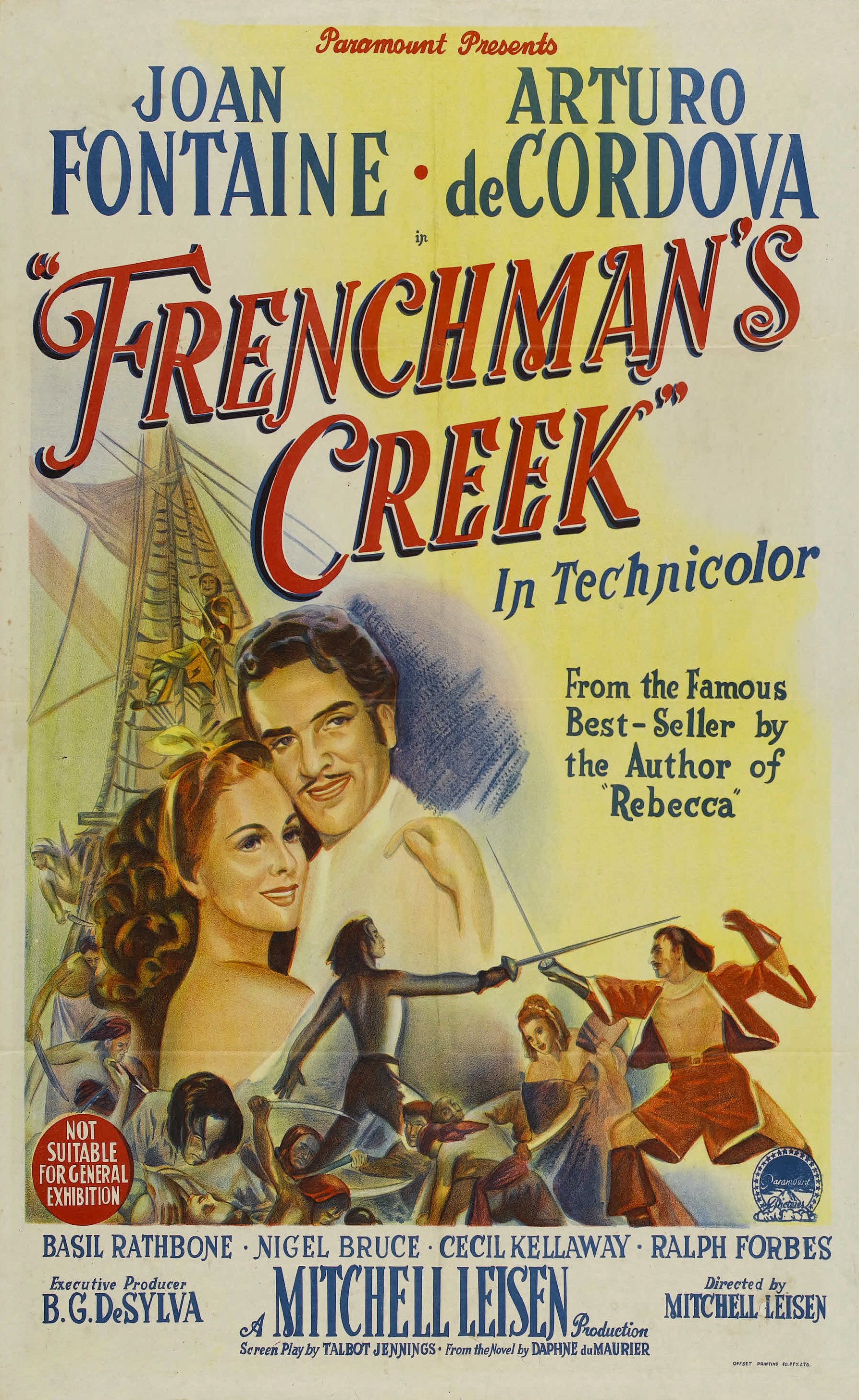 L'affiche du film Frenchman's Creek