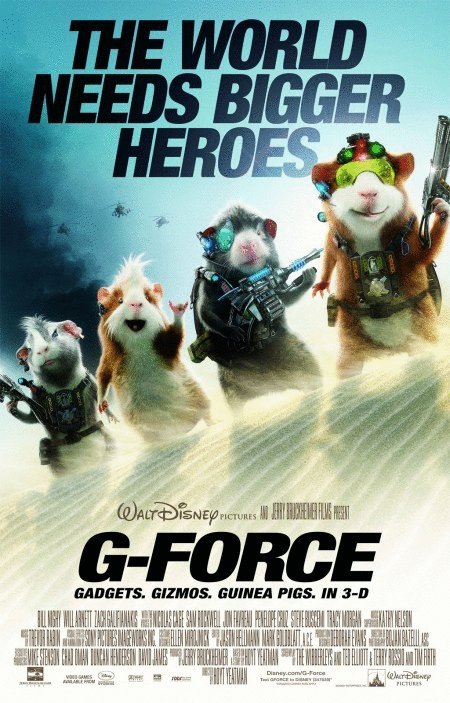 L'affiche du film G-Force