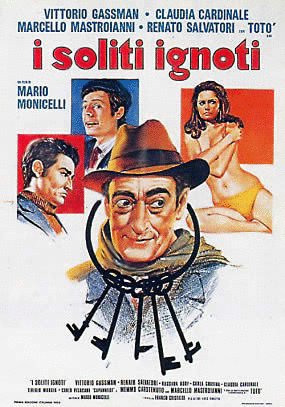 L'affiche originale du film I Soliti ignoti en italien