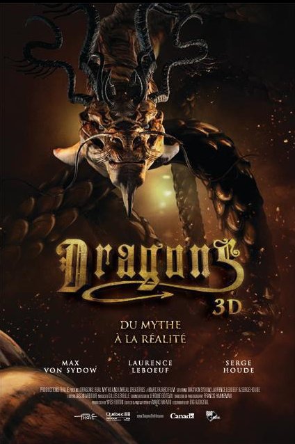 L'affiche du film Dragons: du mythe à la réalité