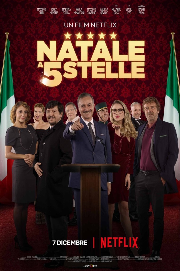 L'affiche originale du film 5 Star Christmas en italien