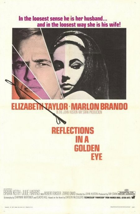 L'affiche du film Reflets dans un oeil d'or