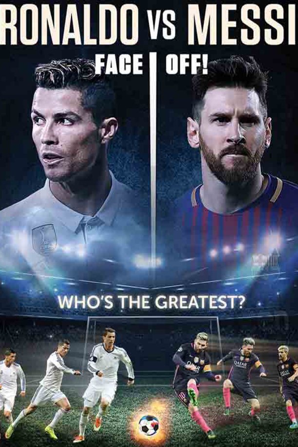 L'affiche du film Ronaldo vs. Messi