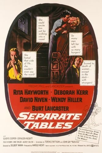 L'affiche du film Separate Tables