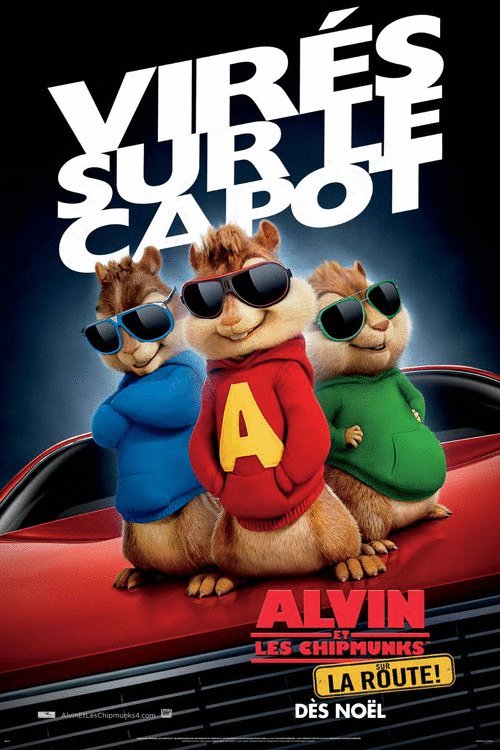 L'affiche du film Alvin et les Chipmunks: Sur la route