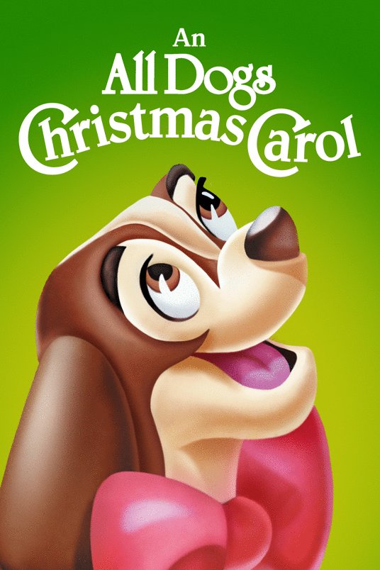 L'affiche du film An All Dogs Christmas Carol
