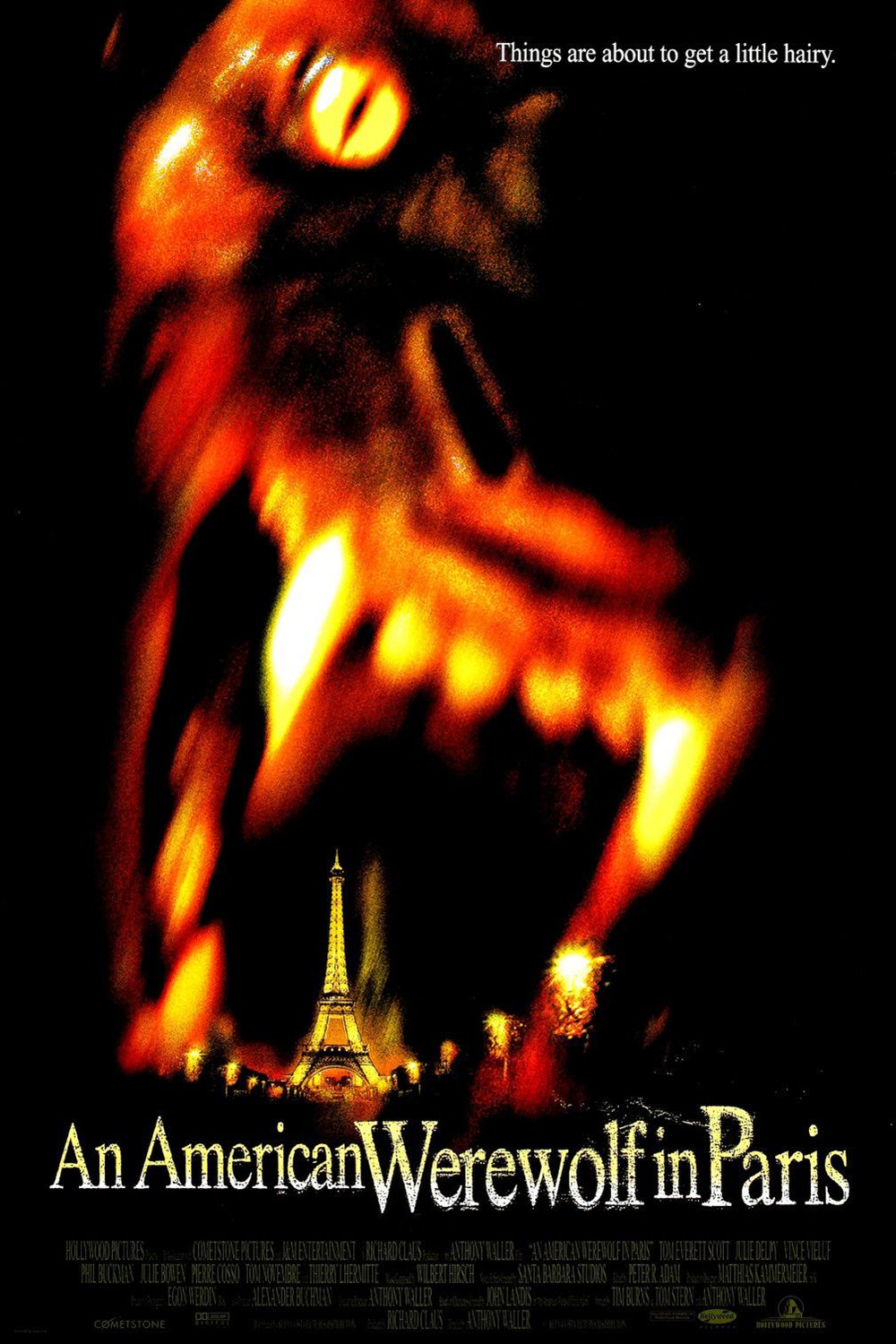 L'affiche du film An American Werewolf in Paris