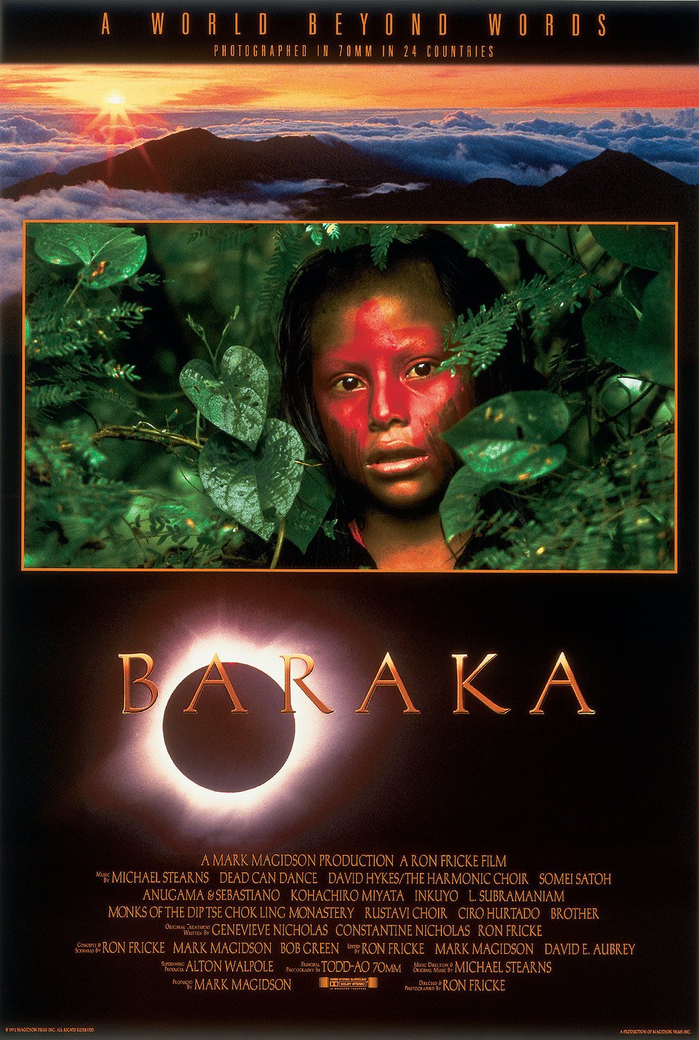 L'affiche du film Baraka