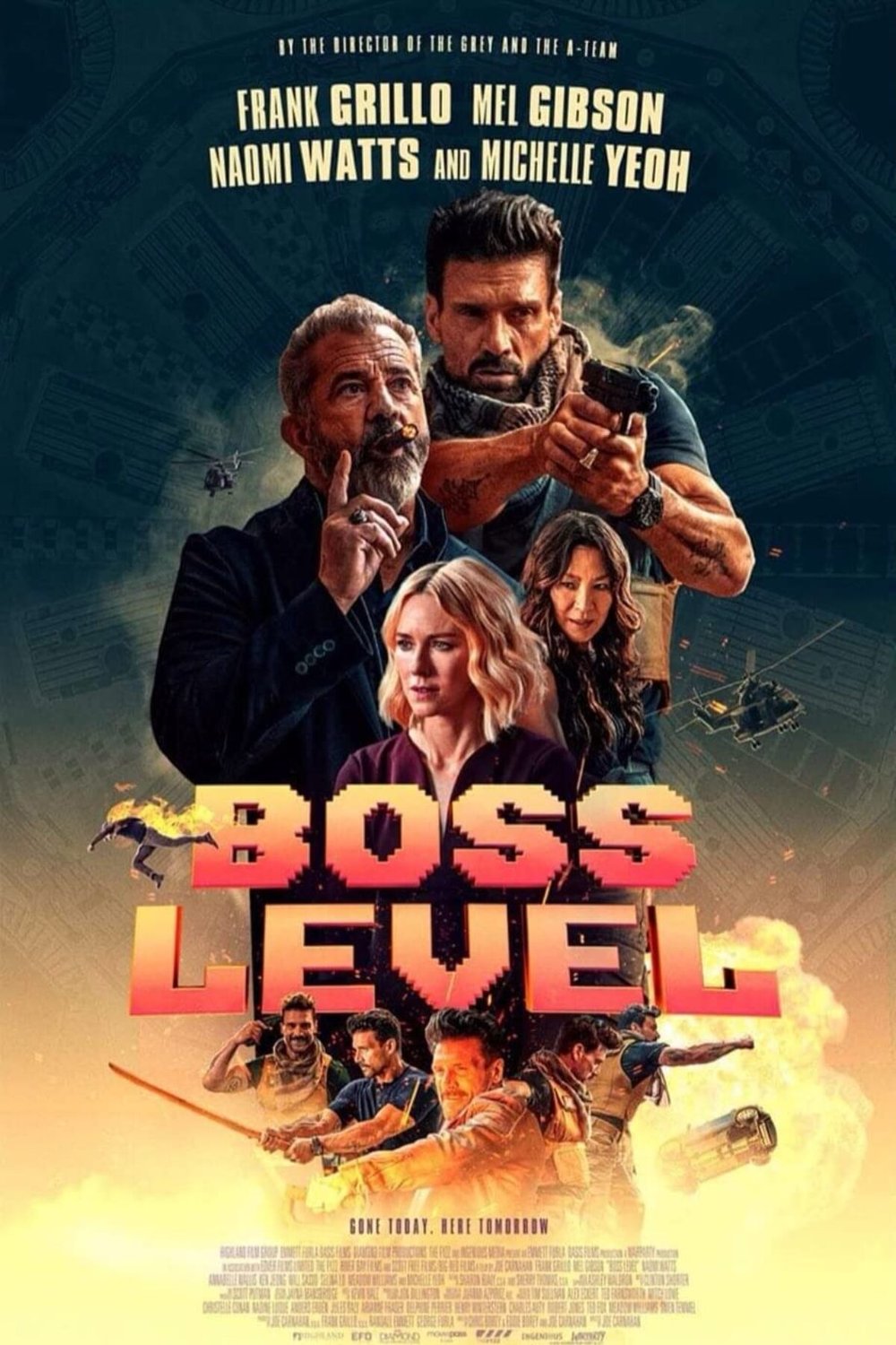 L'affiche du film Boss Level