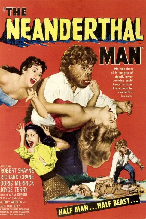 L'affiche du film The Neanderthal Man