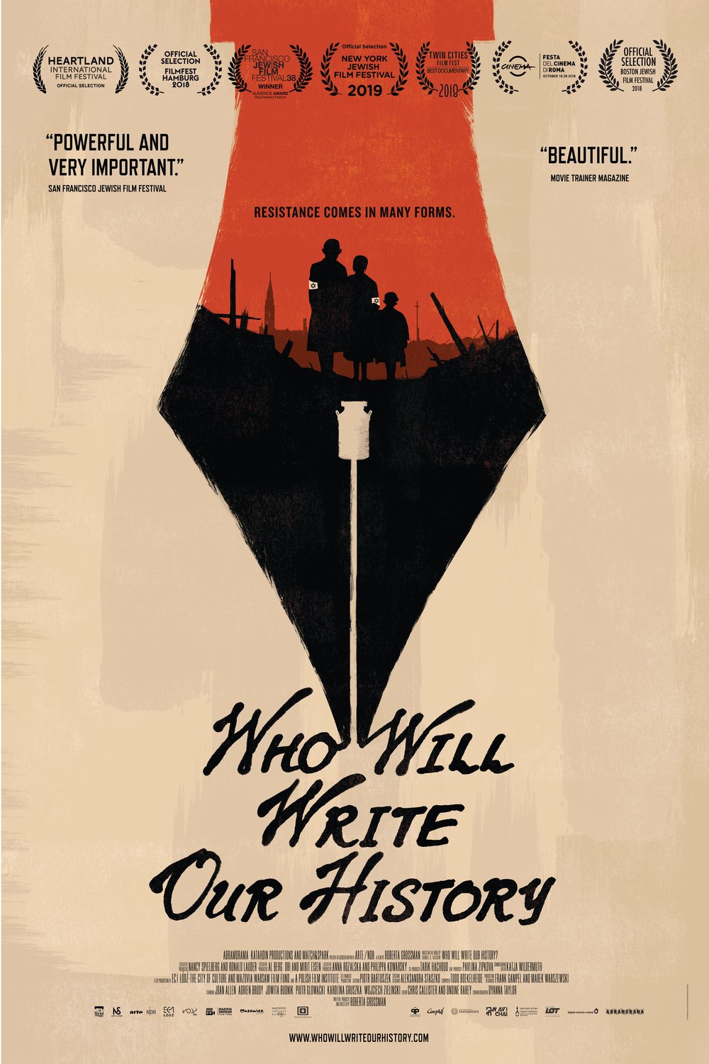L'affiche du film Who Will Write Our History
