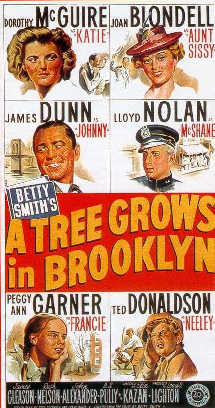 L'affiche du film A Tree Grows in Brooklyn