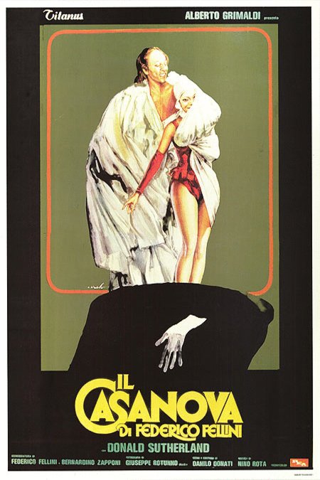 L'affiche du film Le Casanova de Fellini