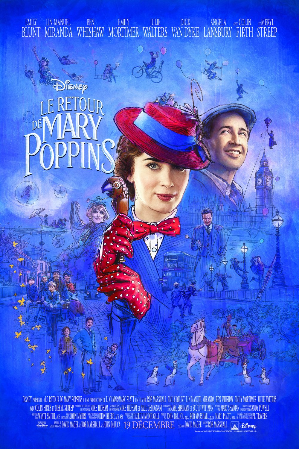 L'affiche du film Le Retour de Mary Poppins