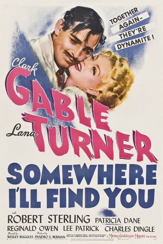 L'affiche du film Somewhere I'll Find You