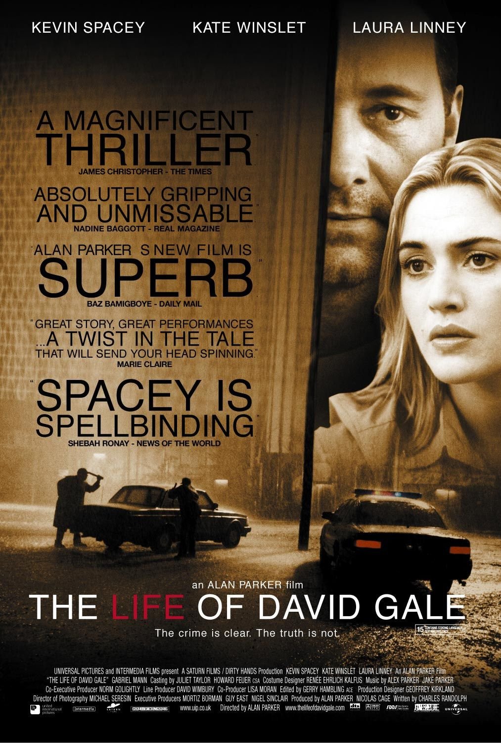 L'affiche du film The Life of David Gale
