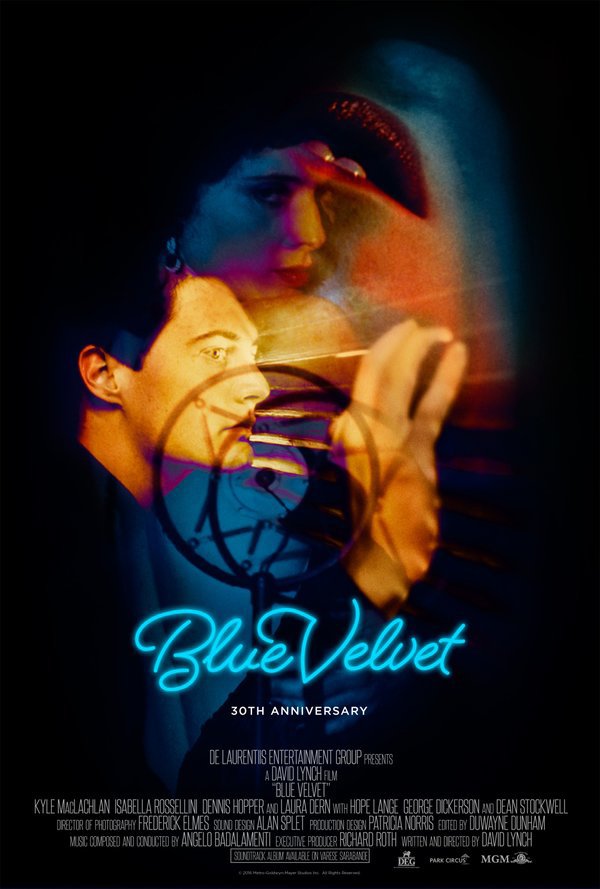L'affiche du film Blue Velvet