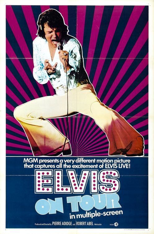L'affiche du film Elvis On Tour
