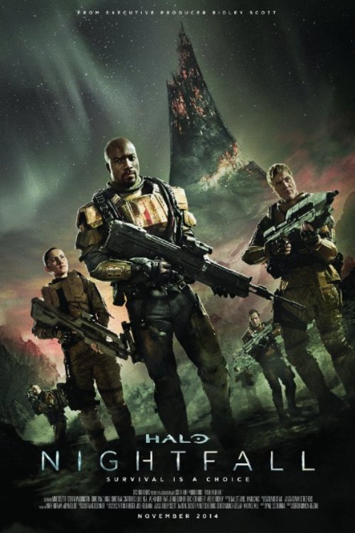 L'affiche du film Halo: Nightfall