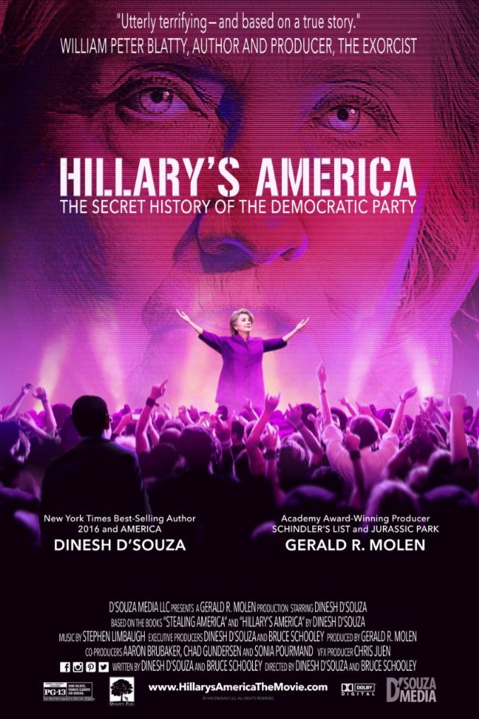 L'affiche du film Hillary's America: The Secret History of the Democratic Party
