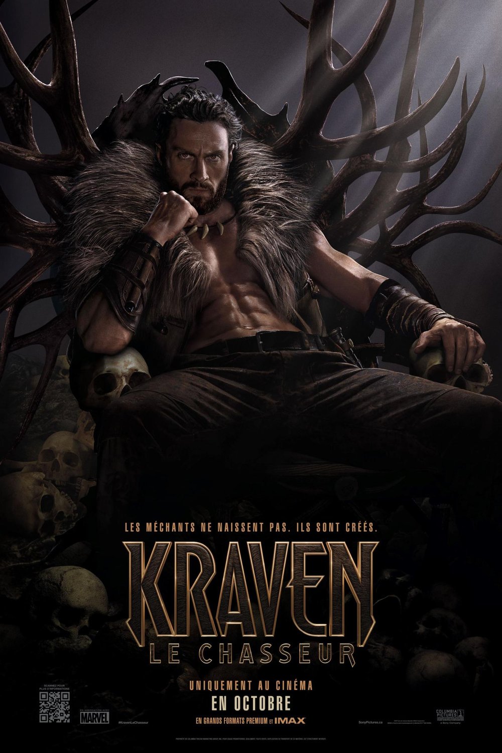 L'affiche du film Kraven le chasseur