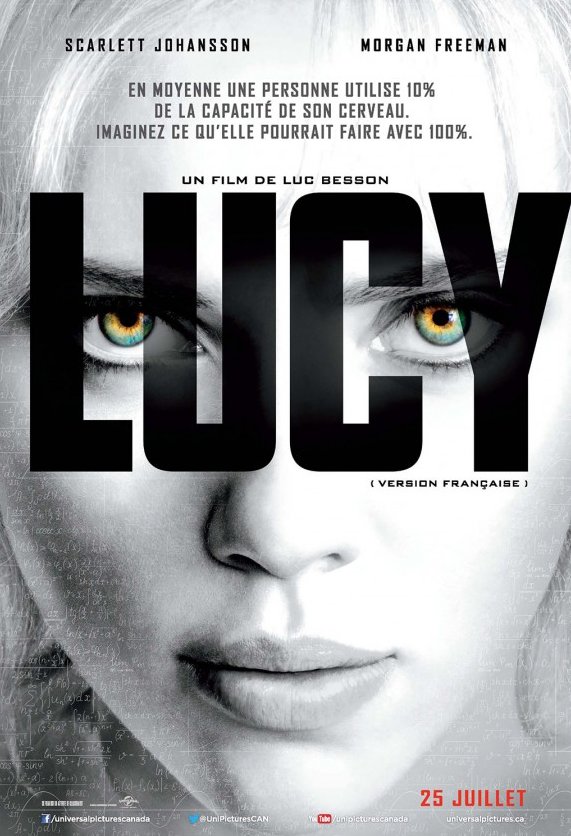 L'affiche du film Lucy