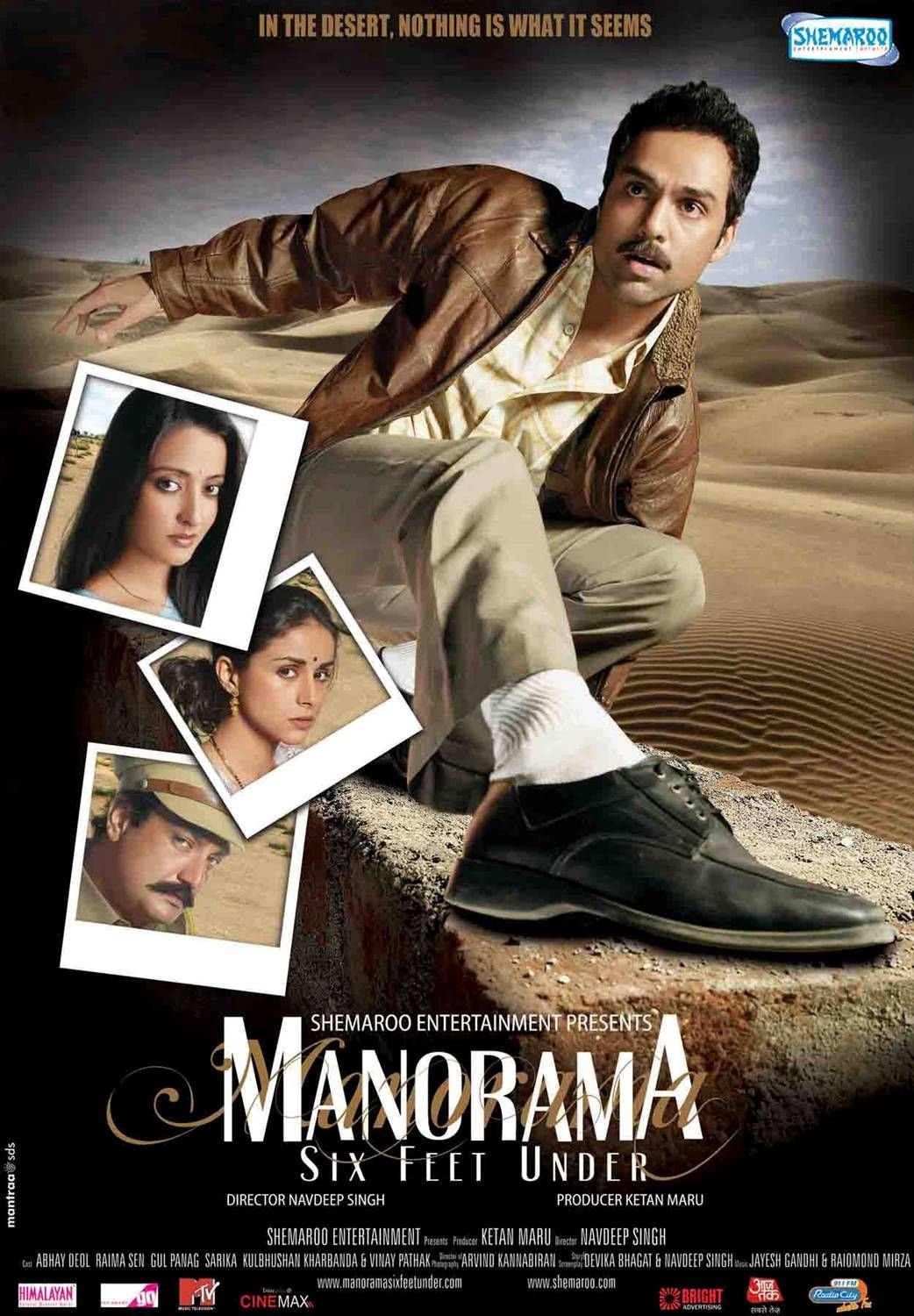 L'affiche originale du film Manorama Six Feet Under en Hindi