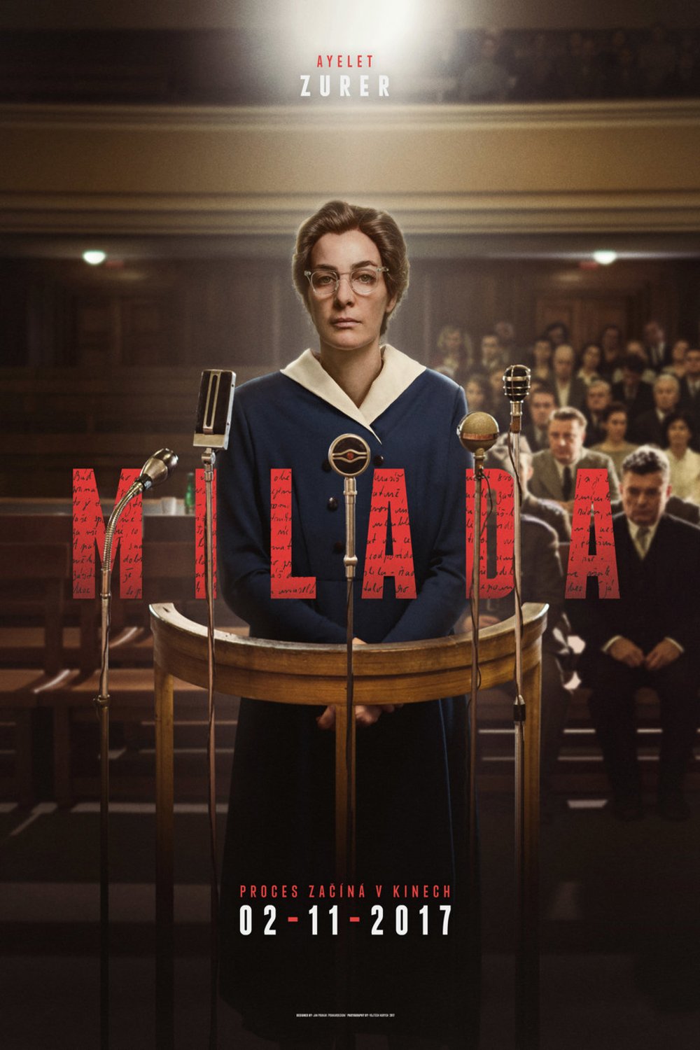 L'affiche originale du film Milada en tchèque