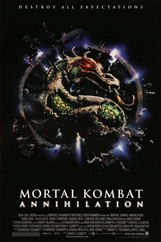 L'affiche du film Mortal Kombat: Annihilation