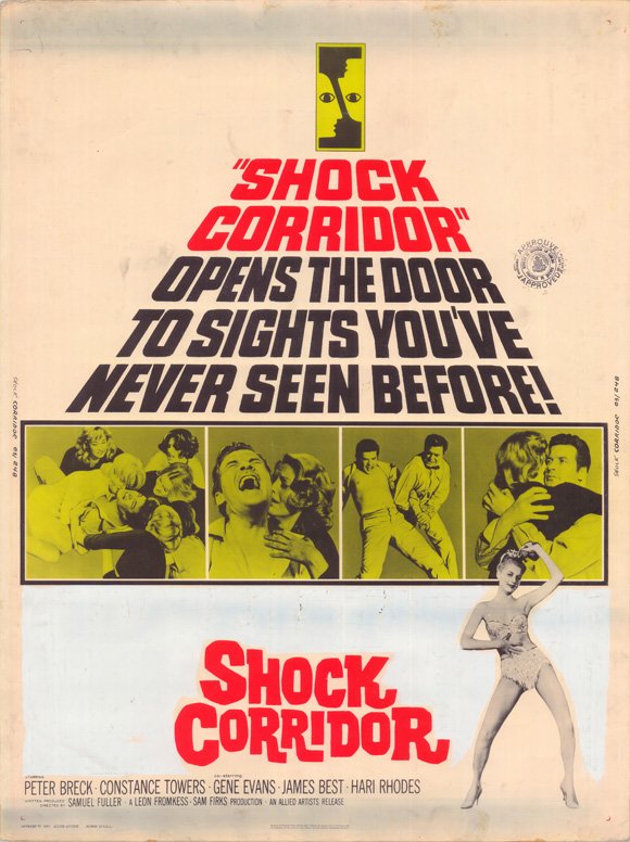 L'affiche du film Shock Corridor
