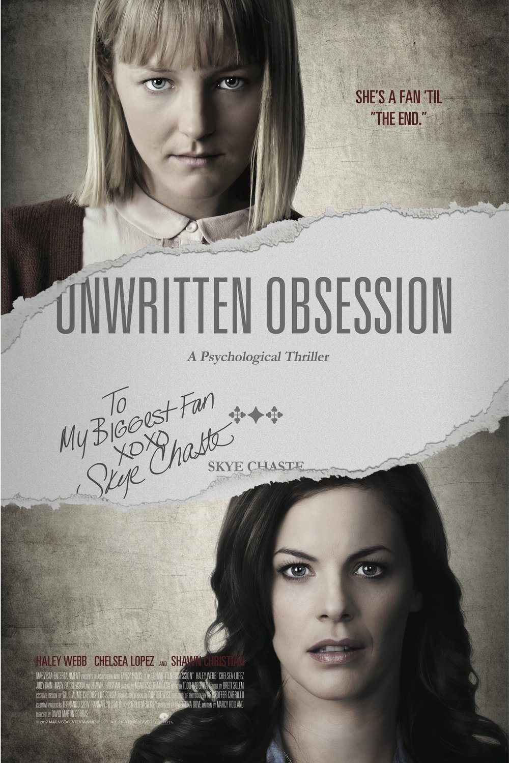 L'affiche du film Unwritten Obsession