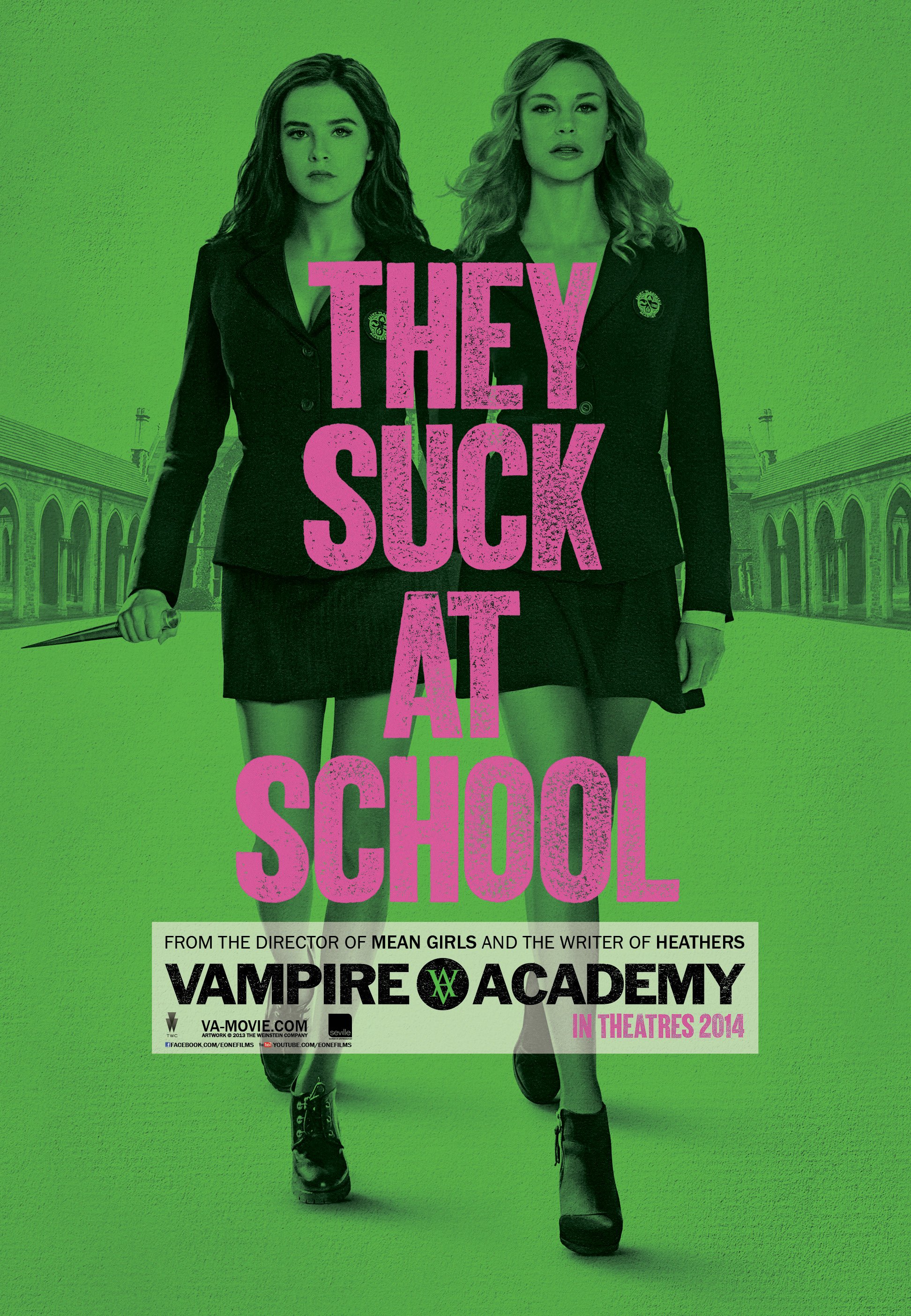 L'affiche du film Vampire Académie v.f.