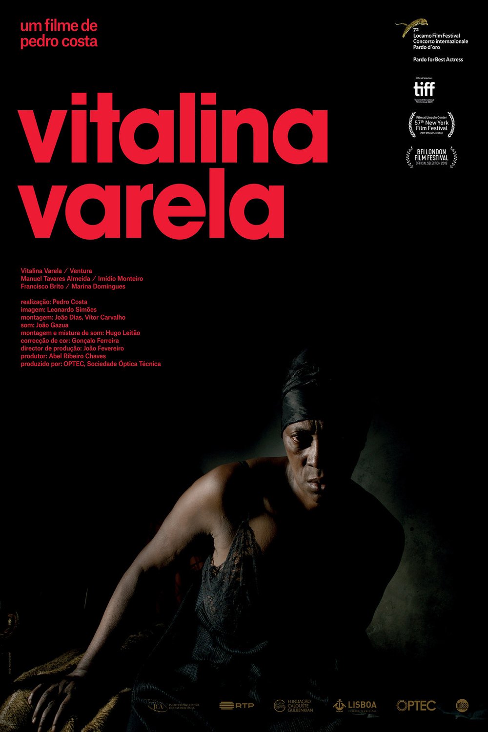 L'affiche originale du film Vitalina Varela en portugais