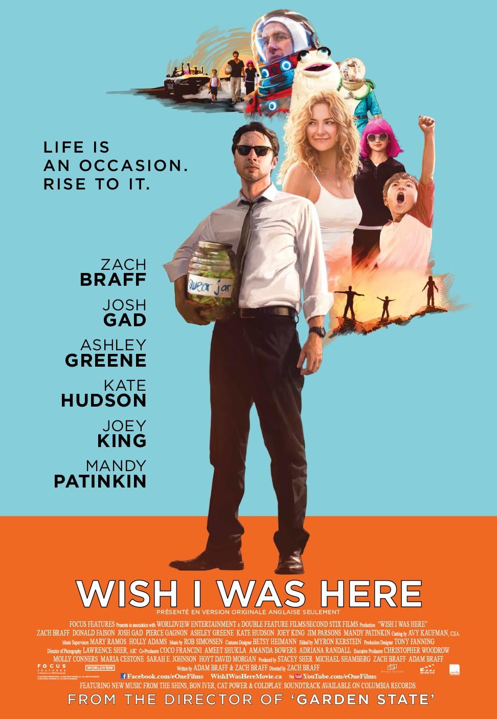 L'affiche du film Wish I Was Here