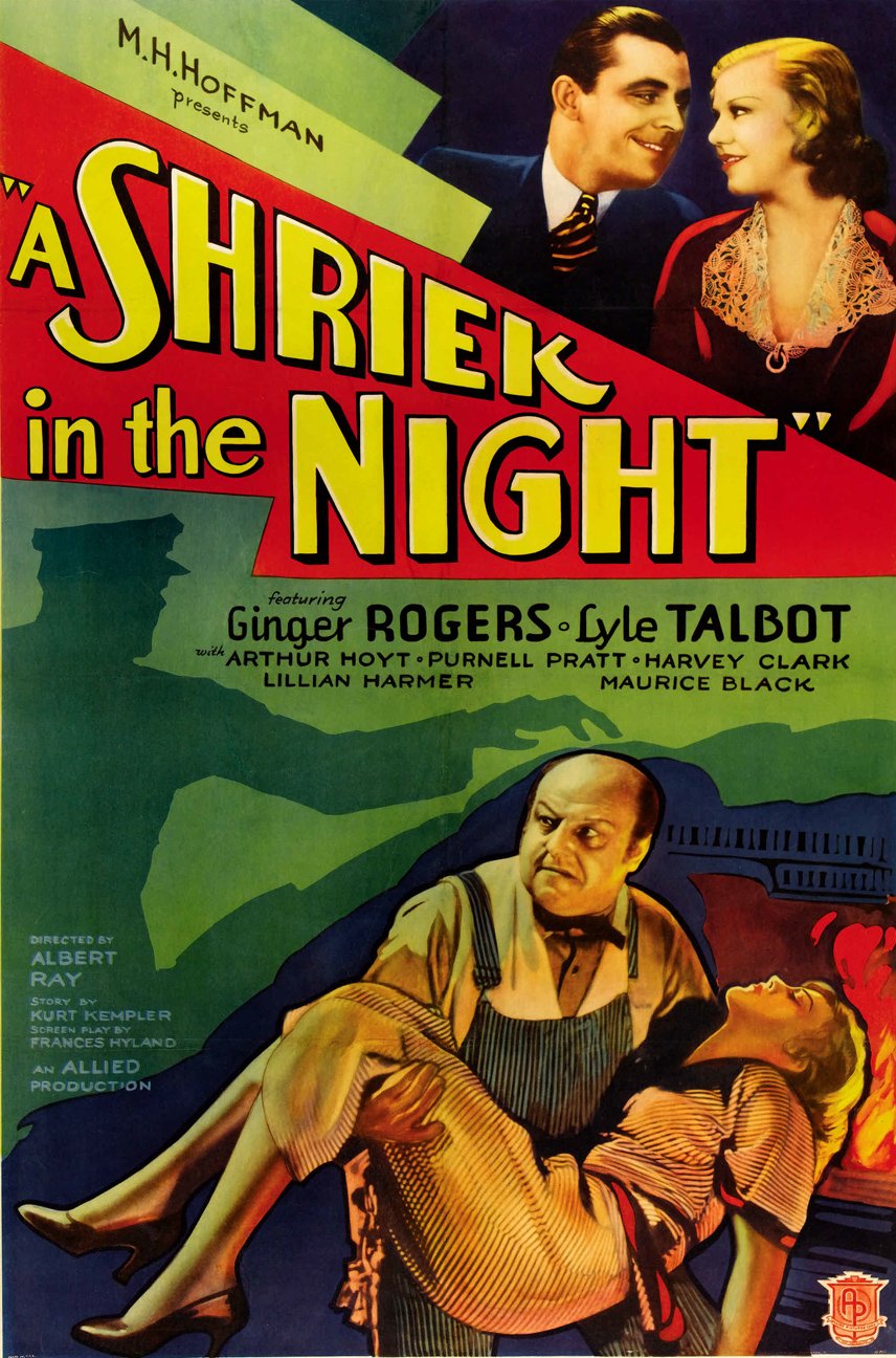 L'affiche du film A Shriek in the Night