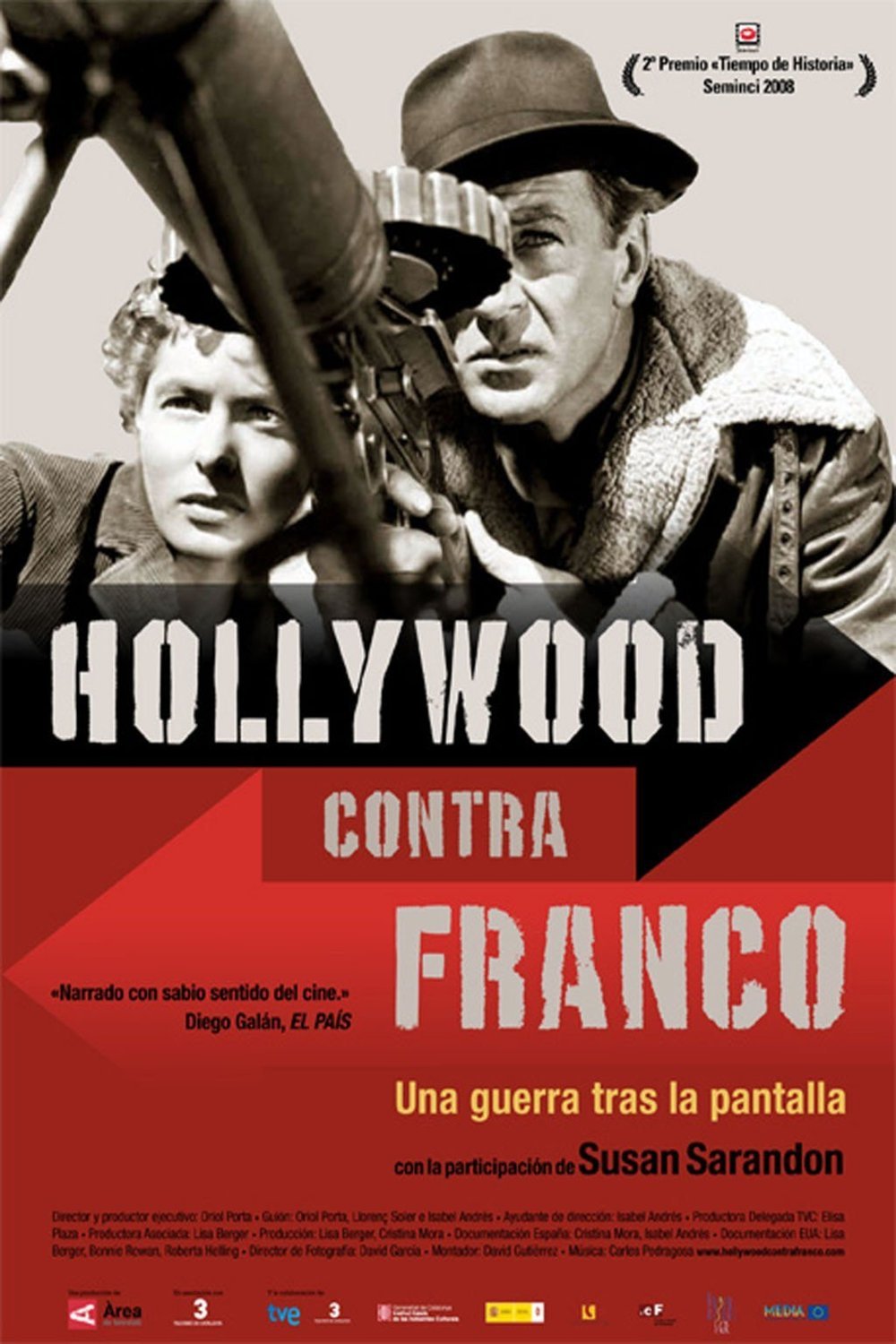 L'affiche du film Hollywood contra Franco